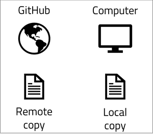 Remote and local copies